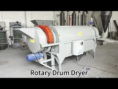 Máy rang hạt Cacao Bean Spice Rotary Drum Dryer Cây Rotary máy sấy