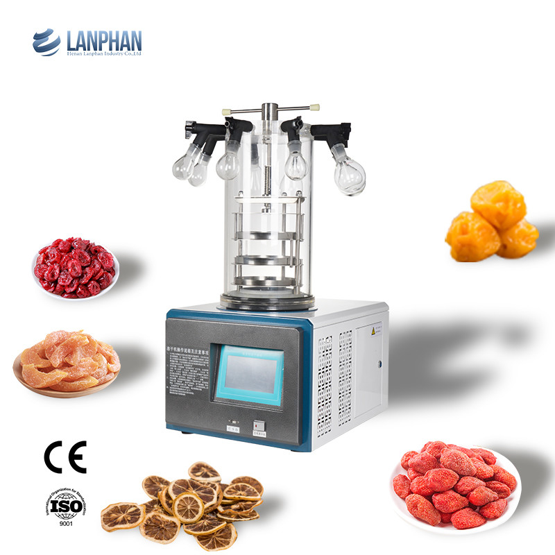 Máy sấy đông lạnh chân không trái cây Máy sấy khô phòng thí nghiệm 220V Chống ăn mòn