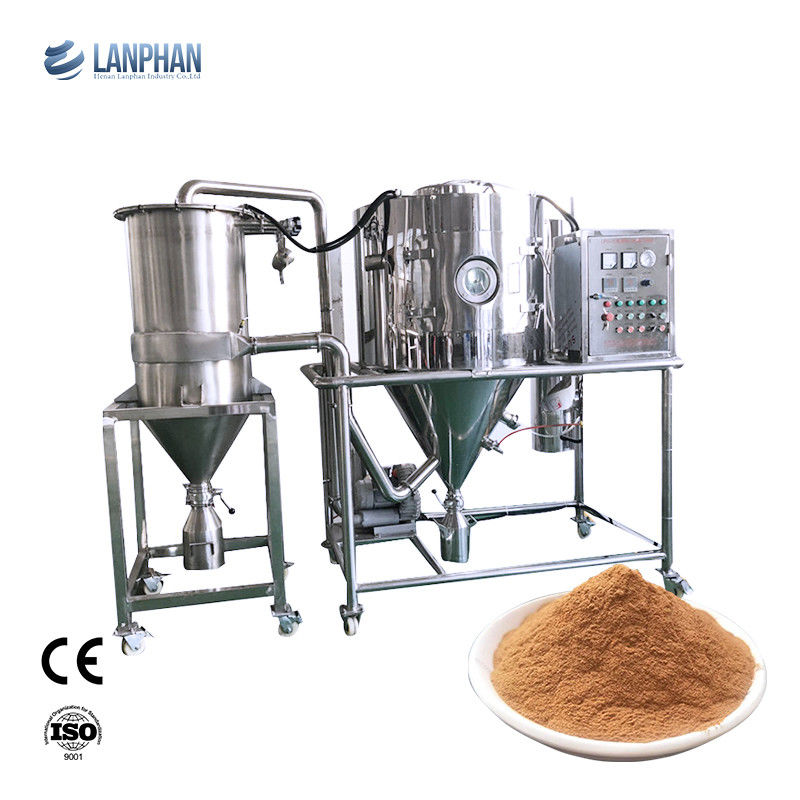 Máy sấy xịt ly tâm 22000rpm với 10kg/h bốc hơi nước để chế tạo bột trong phòng thí nghiệm