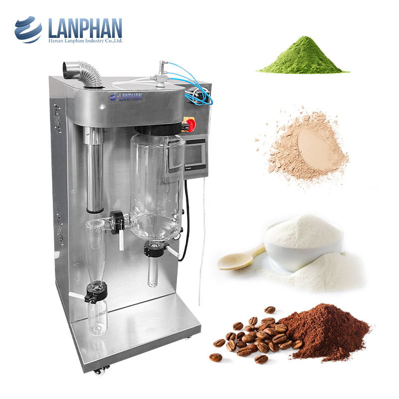 Máy sấy phun sương ly tâm bằng thép không gỉ 2l Phòng thí nghiệm quy mô nhỏ Mini ngay lập tức