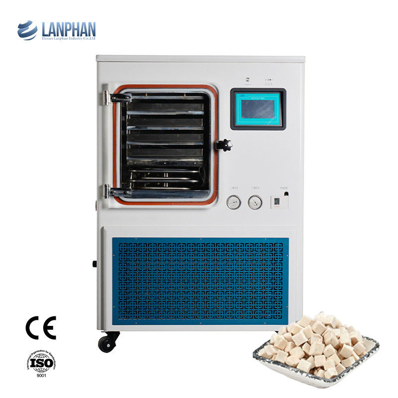 Máy làm khô đông lạnh phòng thí nghiệm với diện tích làm khô đông lạnh 0,4m2, Hệ thống làm mát bằng không khí và Capacity 6 kg/24h