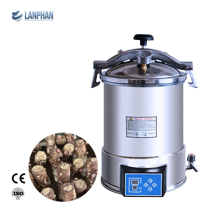 Máy tiệt trùng sưởi ấm bằng điện Nồi hấp hơi phòng thí nghiệm di động 0,16 Mpa