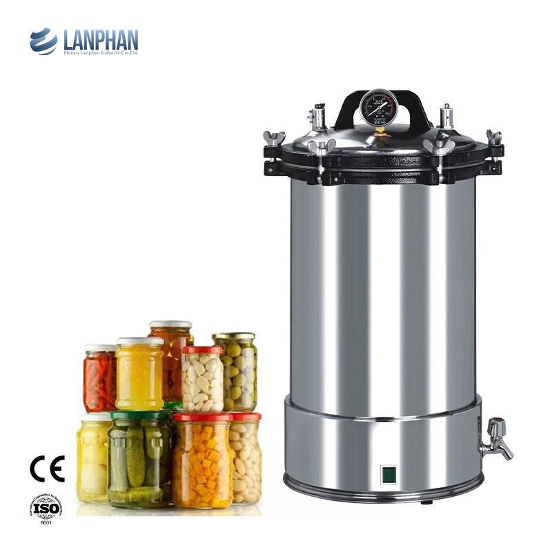 Máy tiệt trùng sưởi ấm bằng điện Nồi hấp hơi phòng thí nghiệm di động 0,16 Mpa
