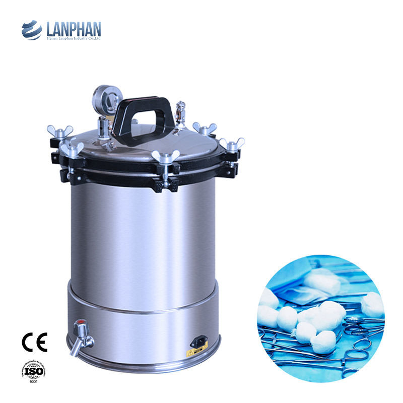 Máy tiệt trùng sưởi ấm bằng điện Nồi hấp hơi phòng thí nghiệm di động 0,16 Mpa