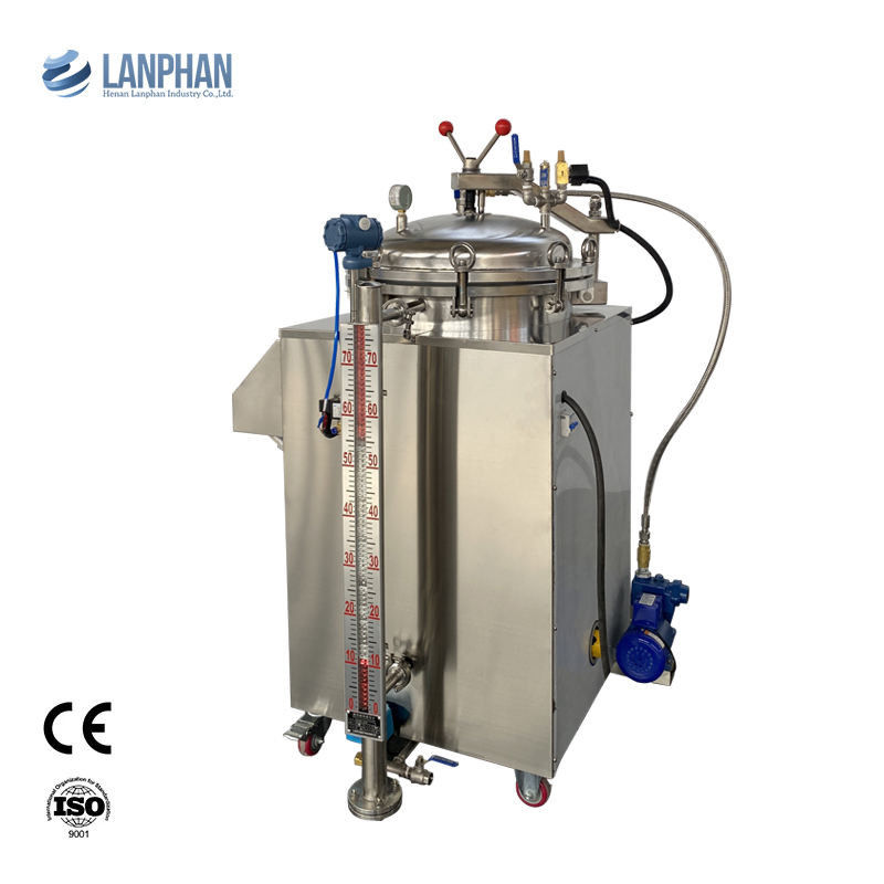 Thiết bị khử trùng retort hoàn toàn tự động với 100L 150L Capacity và Steam & Water Bath Sterilization