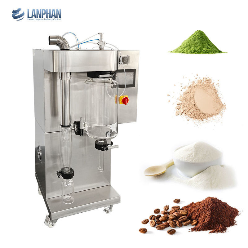 Máy sấy nhỏ phòng thí nghiệm 2L Capacity SUS304 Material 3KW Power for Coffee Milk Powder