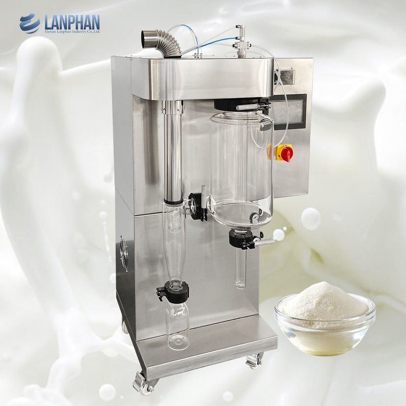 Máy sấy nhỏ phòng thí nghiệm 2L Capacity SUS304 Material 3KW Power for Coffee Milk Powder