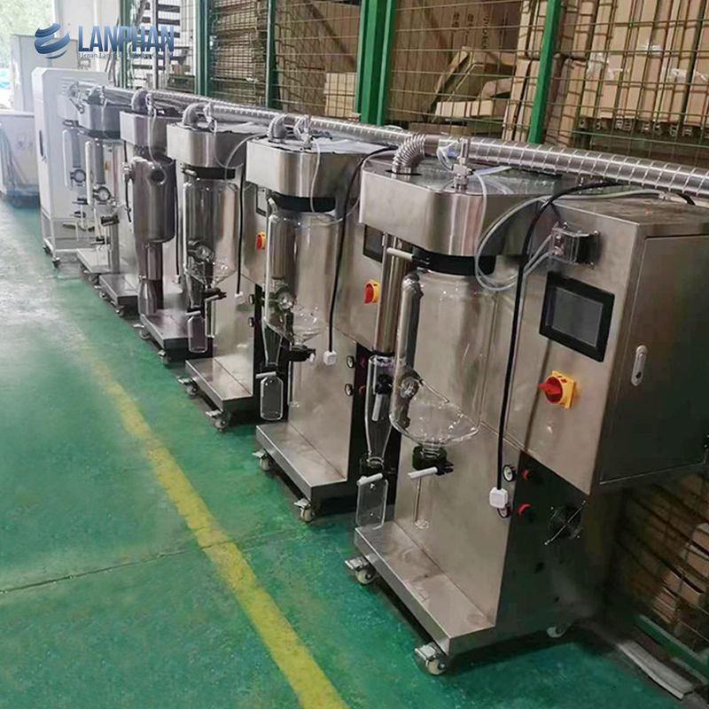 Máy sấy nhỏ phòng thí nghiệm 2L Capacity SUS304 Material 3KW Power for Coffee Milk Powder