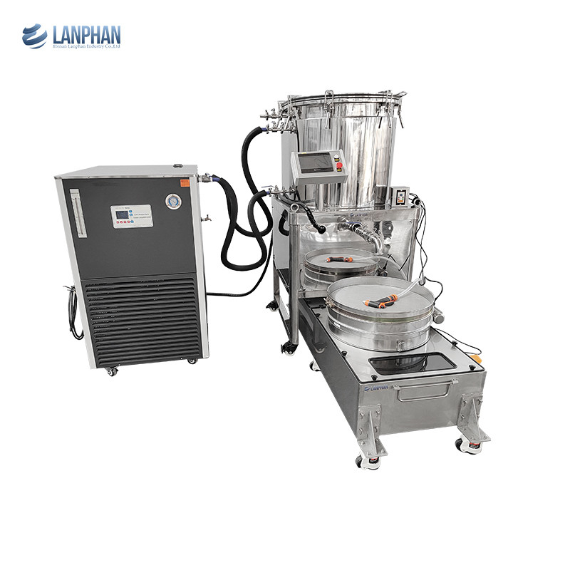 Máy lọc nước đá thương mại không dung môi Bubble Hash Vortex Trichome Separator