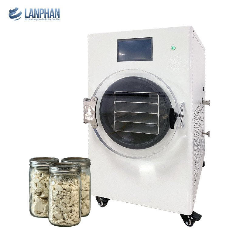 Lanphan Home Strawberry White Máy làm khô đông lạnh với bơm chân không hoặc không có bơm dầu