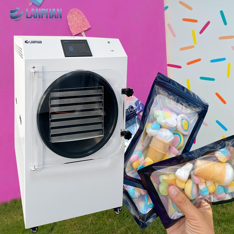 Lanphan 7-Tray Medium Home Freeze Dryer Đen Trắng Freeze Dry At Home cho thực phẩm trái cây