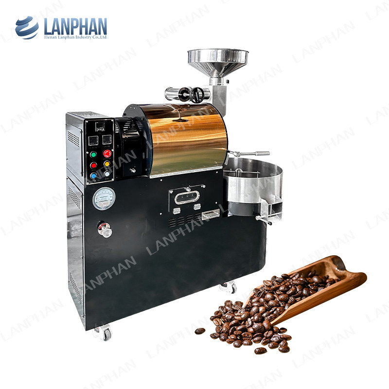 Máy nướng cà phê thương mại 3Kg Cà phê đậu tự động nướng cho quán cà phê