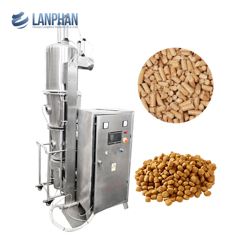 Granulator giường chất lỏng đun sôi giường chất lỏng lỏng khô Granulating cho thuốc bột