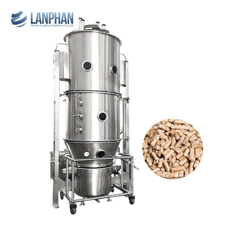 Granulator giường chất lỏng đun sôi giường chất lỏng lỏng khô Granulating cho thuốc bột