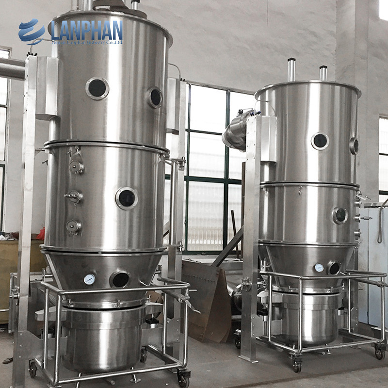 Granulator giường chất lỏng đun sôi giường chất lỏng lỏng khô Granulating cho thuốc bột