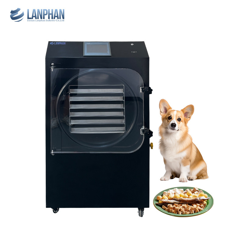 25KG / H Máy làm khô đông lạnh chân không đen