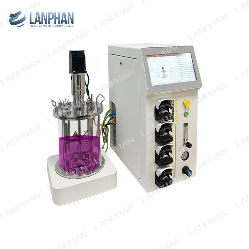 0.25L-15L Glass Bioreactor Plant Bioreactor Laboratory Bioreactor Equipment For Cell Culture Thiết bị Bioreactor để nuôi tế bào