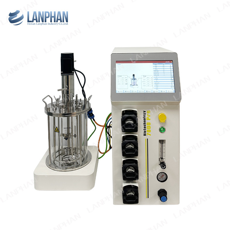 0.25L-15L Glass Bioreactor Plant Bioreactor Laboratory Bioreactor Equipment For Cell Culture Thiết bị Bioreactor để nuôi tế bào
