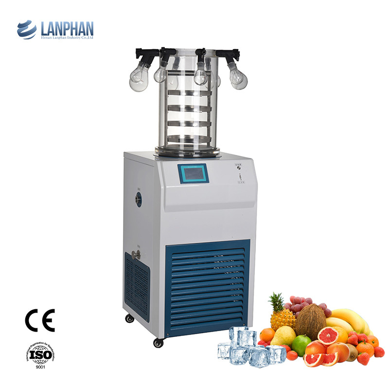 Máy đông khô trong phòng thí nghiệm chai trứng chai đông khô cho nghiên cứu sinh học