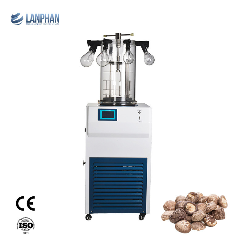Máy đông khô trong phòng thí nghiệm chai trứng chai đông khô cho nghiên cứu sinh học