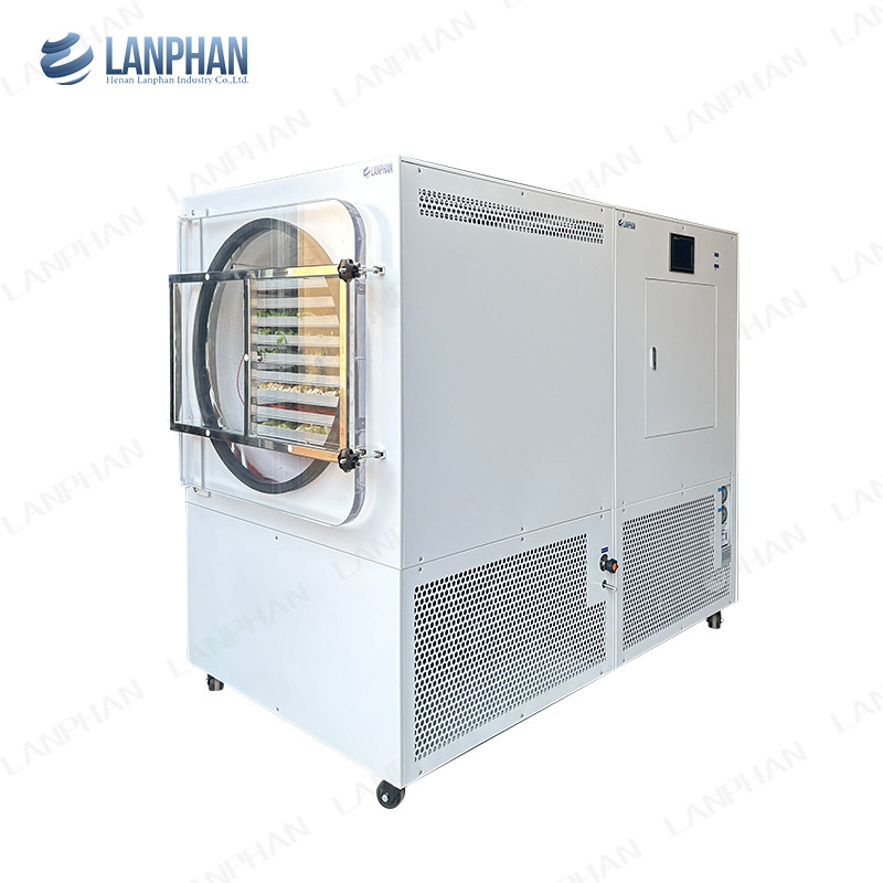 18 khay Dược phẩm Thực phẩm Máy làm khô đông lạnh Máy làm khô đông lạnh chân không cho rau quả