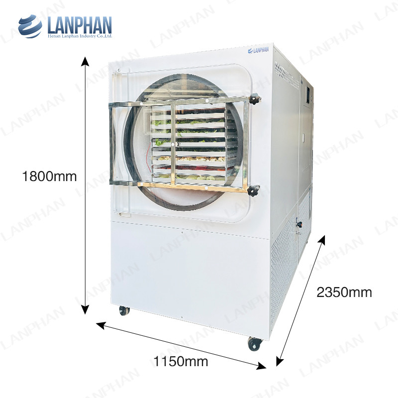 5M2 18 khay nhà thương mại lớn máy sấy đông chân không cho thực phẩm trái cây rau quả