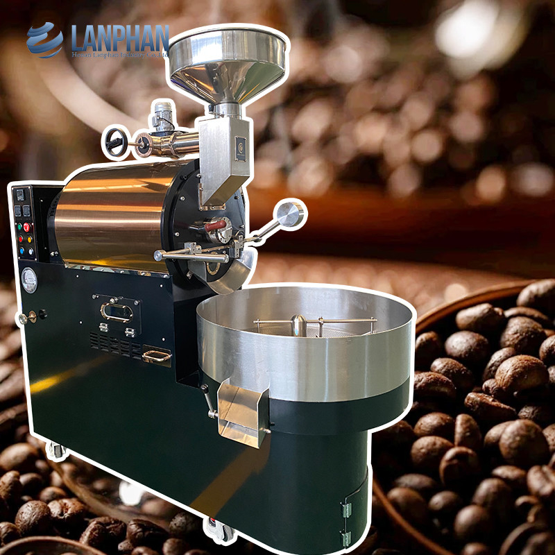 1-6kg/Lot Khí khí điện Không khí nóng Cà phê hạt Dụng cụ nướng cà phê Máy rang cà phê