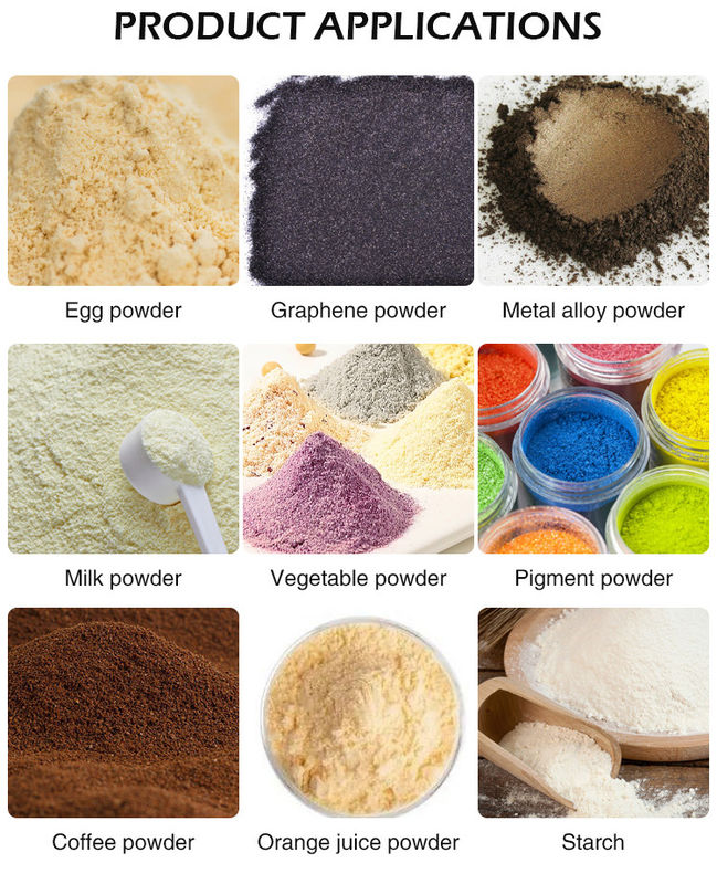 Máy sấy bột sữa bột / protein / trắng trứng 10L