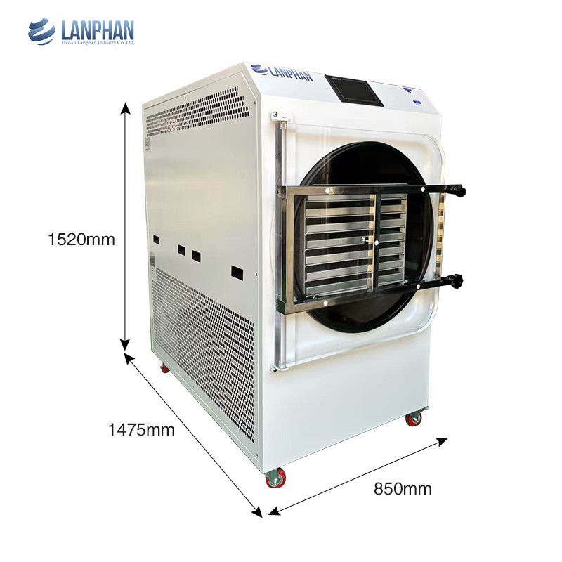 55kg-60kg / lô 14 khay Máy làm khô đông lạnh thương mại 4m2 Máy làm khô đông lạnh cho thực phẩm