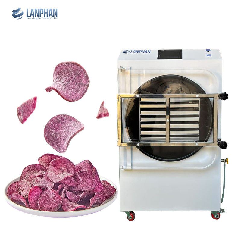 55kg-60kg / lô 14 khay Máy làm khô đông lạnh thương mại 4m2 Máy làm khô đông lạnh cho thực phẩm