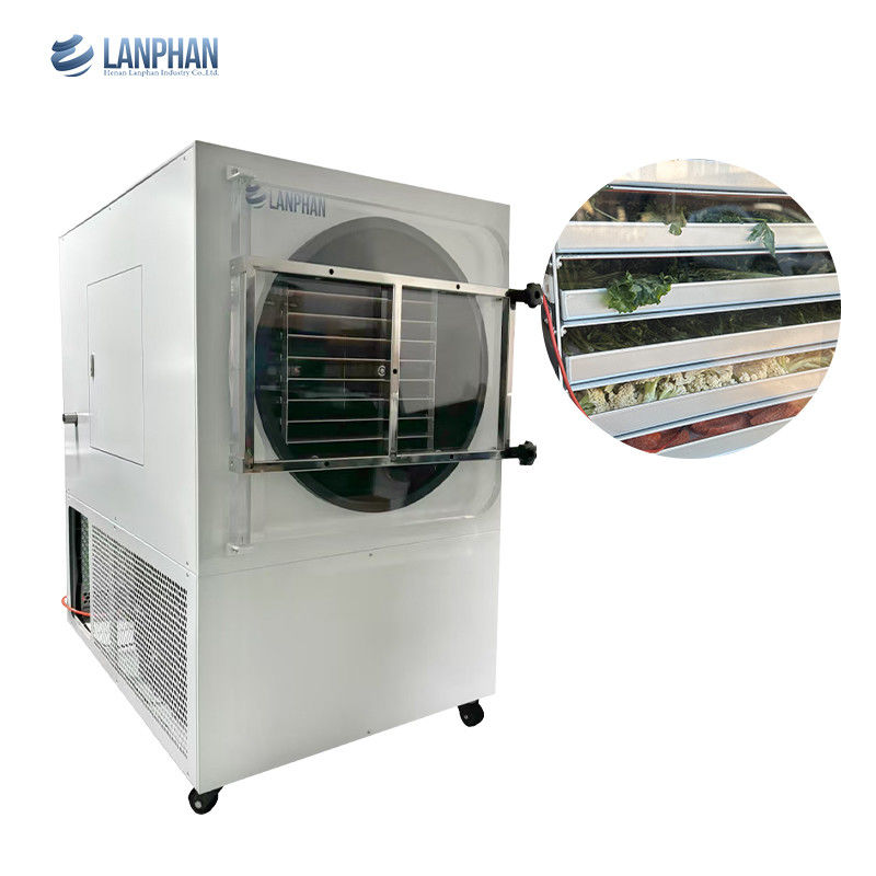 Công nghiệp 60-70kg 18 khay 5m2 Máy làm khô lạnh thực phẩm cho trái cây rau cà phê sữa trứng
