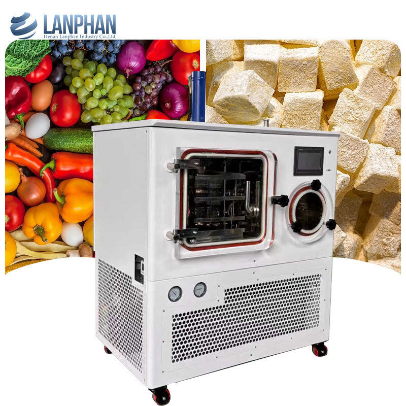 8kg/ lot Lyophilization Phòng thí nghiệm công nghiệp Máy làm khô đông lạnh Dược phẩm, Sản phẩm vi khuẩn