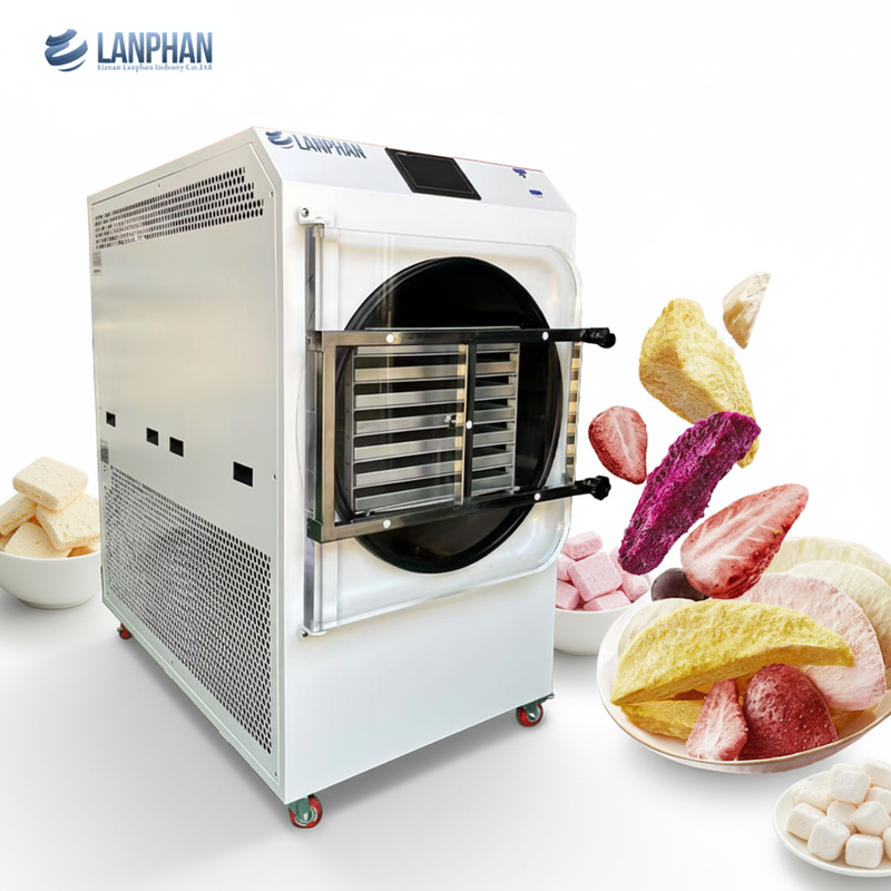 Automatic 40kg/batch Vacuum Freeze Dryer with 14 Trays for Industrial Food Processing