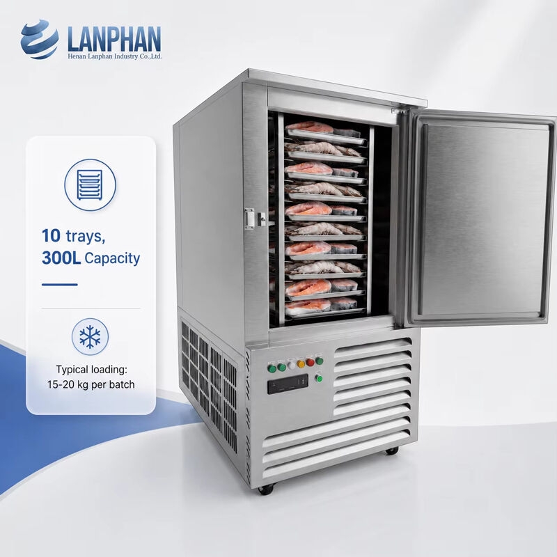 Máy đông lạnh một cửa 300L 10 khay Máy đông lạnh thực phẩm nhiệt độ cực thấp