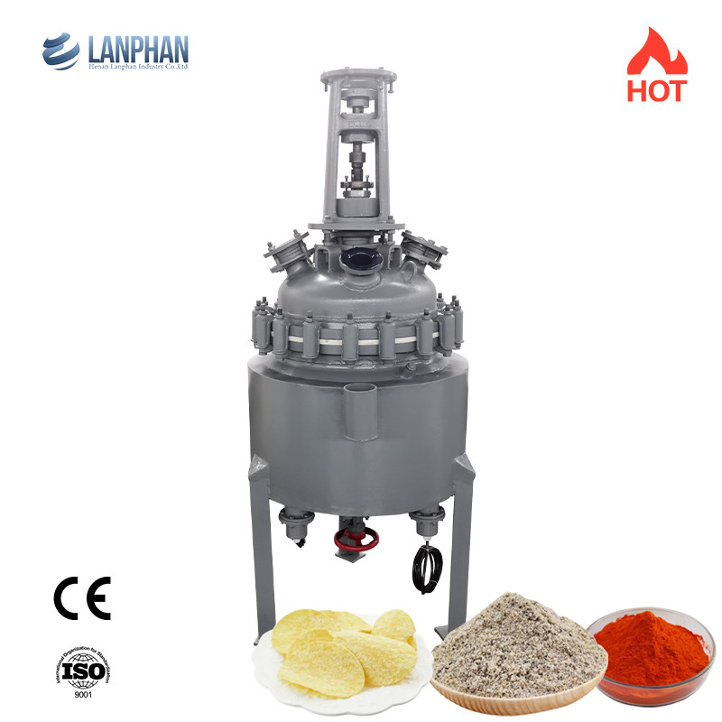 Bể phản ứng tráng men 100L Lò phản ứng có lót kính công nghiệp Chống ăn mòn
