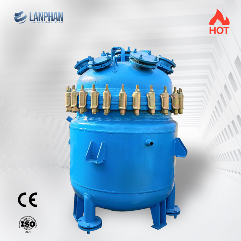Bể phản ứng tráng men 100L Lò phản ứng có lót kính công nghiệp Chống ăn mòn