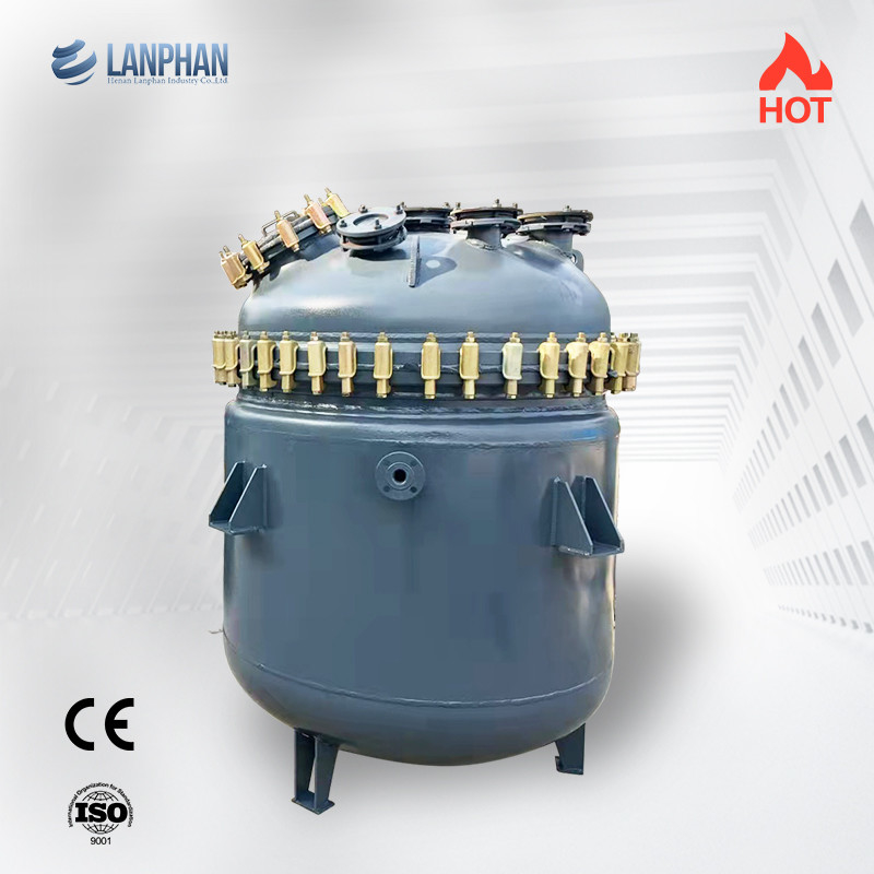 Bể phản ứng tráng men 100L Lò phản ứng có lót kính công nghiệp Chống ăn mòn