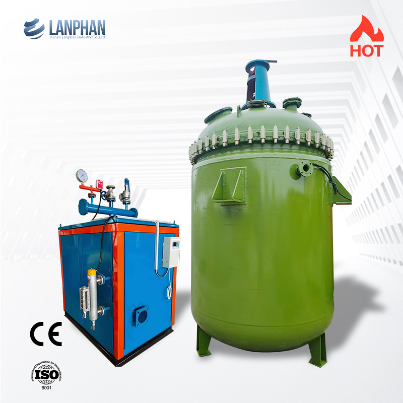 Bể phản ứng tráng men 100L Lò phản ứng có lót kính công nghiệp Chống ăn mòn