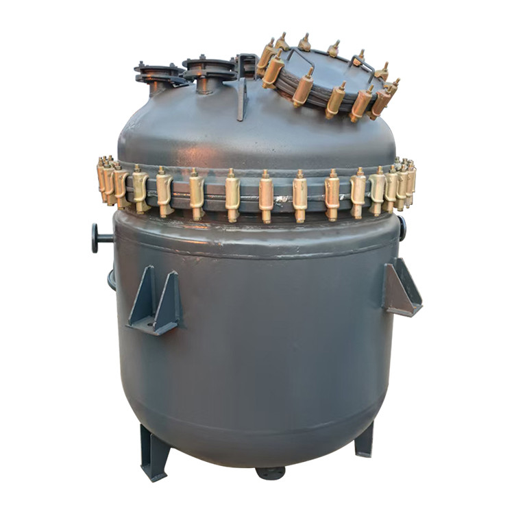 Loại mái chèo Lò phản ứng thủy tinh 130 vòng / phút Lò phản ứng lót thủy tinh Hệ thống sưởi điện