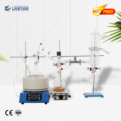 Thiết bị phòng thí nghiệm borosilicat cao G3.3 chưng cất 2L
