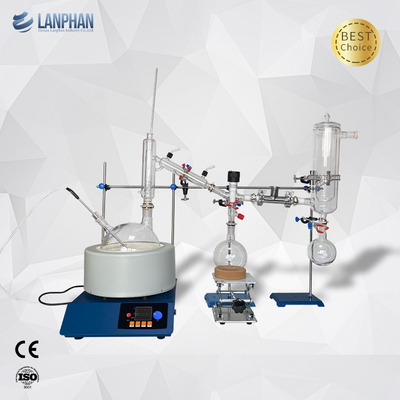 Bộ dụng cụ chưng cất phân đoạn chân không trong phòng thí nghiệm 5L