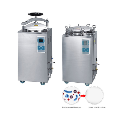 Máy tiệt trùng thực phẩm bệnh viện Máy hấp áp suất cao thẳng đứng 0.22MPa