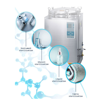 Nồi hấp thực phẩm 100 lít Hóa chất Máy tiệt trùng hơi nước áp suất cao y tế 0,23 Mpa