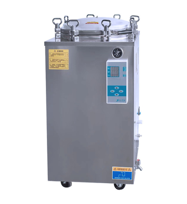 Máy tiệt trùng bằng hơi nước áp suất cao Nồi hấp bảo mật cao 150L dọc 0,22Mpa