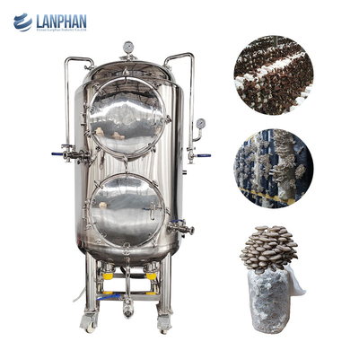 330L Industrial Steam Autoclave Bags Nấm khử trùng nồi hơi 9KW