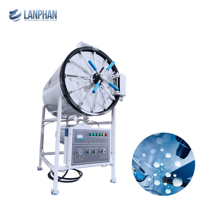 Máy khử trùng hơi nước lớn theo chiều ngang Máy tự trục 12kw 380V 200L 280L