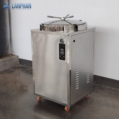Phòng thí nghiệm tự động dọc áp suất Steam Sterilizer Autoclave với 3 giỏ