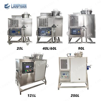 Các loại rượu khác nhau sơn mỏng Thanh lọc dung môi Khôi phục dung môi dựa trên dung môi Máy tái chế dung môi