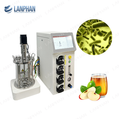 2l 5l 10l Tự động Spirulina men văn hóa thủy tinh Fermenter Bioreactor cho văn hóa tế bào