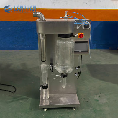 1500ml/h ~ 2000ml/h Máy sấy xịt phòng thí nghiệm thủy tinh cho cà chua sữa cà phê trứng bột sữa